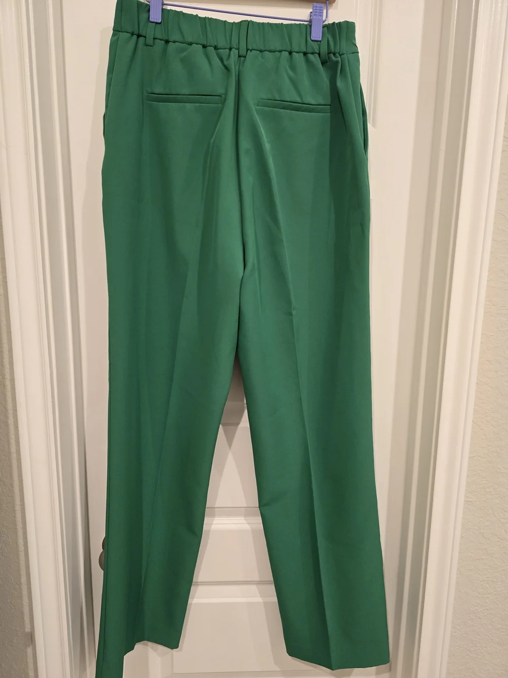 Rachel Zoe Emerald Green Straight-Leg Trousers - Picture 2 of 3